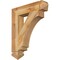 Ekena Millwork Imperial Arts & Crafts Rough Sawn Bracket, Western Red Cedar, 4"W x 20"D x 24"H BKT04X20X24IMP03RWR - alternate 1